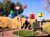 Colored Birdhouses