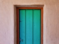 Mission San Antonio blue door