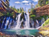 Burney Falls painting